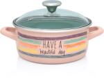 Metalac Cratita 2.75l capac din sticla Divan Dan Metalacemail/20cm/2.75l (373029)