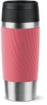 Tefal Termos Tefal Travel Mug Classic N2024410, 0.36 L, pastrare la rece 12 ore, pastrare la cald 6 ore, roz & argintiu (4168430013758)