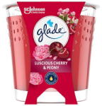 Glade Luscious Cherry & Peony Candle - Vonná svíčka (5000204105551)