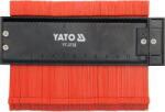 TOYA Sablon pentru profil, PVC, 125 mm Negru/Rosu (YT-3735)