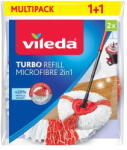 Vileda Set 2 rezerve pentru mop rotativ, Microfibra, Multicolor (166142)