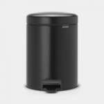 Brabantia Newicon Pedal 5l inox black matt (11 29 28) Cos de gunoi