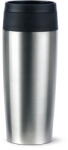 Tefal Termos Tefal Travel Mug Classic N2020110, inox, 0.36 L, 100% etanș, functie Quick Press, argintiu (4168430013734)