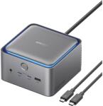 Anker Prime TB5 14-in-1, Thunderbolt 5 Dock, Trnsfer de date de 120Gbps, 140W, Pana la 8K pentru Laptopuri TBT 5/4, Gri (A83B53A1)