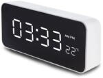 GREENBLUE Ceas cu alarmă și termometru GreenBlue GB397, functie snooze, alb (GB397)