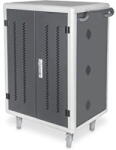 ASSMANN Mobile charging cabinet for notebooks/tablets up to 39.62 cm (15.6 inches), charging station (black) (DN-45002) - vexio