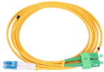 Extralink SC/APC-LC/UPC | Patchcord | Single Mode, Duplex, G652D, 3mm, 1m (EX.14282)