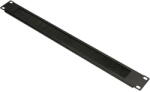 Extralink | Cable organizer | 1U with brush, black (EX.9670)