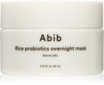 Abib Rice Probiotics Overnight Mask Barrier Jelly masca faciala de noapte pentru hidratare intensa 80 ml Masca de fata