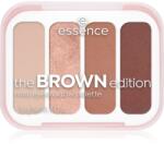 essence The Brown Edition paletă cu farduri de ochi mini 3.6 g