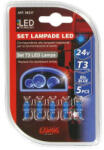 LAMPA , 24V T3, 1 LED DIÓDA, KÉK SZÍNŰ, - SZETT (0198337)