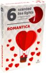  Lumânări parfumate cu ceai Romantica, 6 buc
