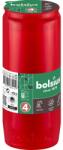 Bolsius compozit 57x140 mm 75h. hârtie roșie cu capac
