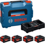 Bosch Akku szett (2x EXBA 18V-80, 2x EXBA 18V-55, EXAL 18V2-320) L-Boxx-ban (Regisztrációval akár extra értékes ajándék is elérhető! ) (1600A0373Y)