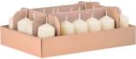  Lumânare cilindrică de Advent 24 buc crem 4x6 cm