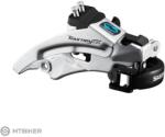 Shimano Tourney TX800 első váltó, 3x8, univerzális húzás, Top Swing, bilincsre
