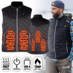 inSPORTline Férfi fűthető mellény inSPORTline WARMhim fekete XL