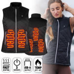 inSPORTline Női fűthető mellény inSPORTline WARMher fekete L