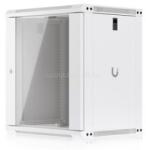 UBIQUITI UACC-RACK-12U-WALL-450-G 19" 12U 635x550x450mm MAX: 50kg üvegajtós fehér fali rack szekrény (UACC-RACK-12U-WALL-450-G) (UACC-RACK-12U-WALL-450-G)