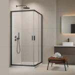 Radaway Cabina de dus dreptunghiulara, cu usi culisante, antracit periat, Radaway Alienta Brushed GunMetal D 10258010-92-01 (10258010-92-01)