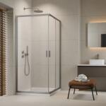Radaway Cabina de dus patrata, cu usi culisante, nichel periat, Radaway Alienta Brushed Nickel C 10239090-91-01 (10239090-91-01)