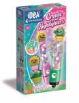Clementoni Idea! : Set pentru creat evidenţiatoare - 2 bucăţi, cu model floral (18397)