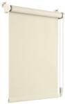OBdeco Sötétítő Hőtartó Roló 70x130 cm (Anyagszélesség 66 cm) Krémszínű Fúrás Nélkül Oeko-TEX 100 Napvédelem Ablakra és Ajtóra Klemmfix