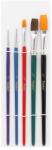 Foska Color ecsetkészlet 5 db-os, kerek 2-es és 4-es + lapos 1/4, 1/2, 1/2