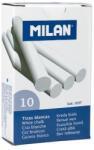 MILAN kerek kréta fehér (10 db) csökkentett porzású