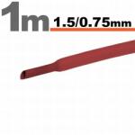  Tub termocontractant rosu 1.5 /0.75 mm 1m lungime (11019P-1)
