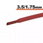  Tub termocontractibil rosu 3.5 mm/ 1.75 mm 0.5m (11021P)