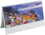 Toptimer Asztali Naptár Álló Világ Körül Papír Hátlap 2027 (T632P00P)