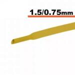  Tub termocontractibil galben 1.5mm/ 0.75mm 0.5m (11019S)