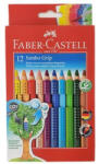  Faber-Castell Jumbo Grip Színes ceruza 12 darabos háromszögletű