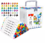 Deli Filctoll készlet Sketch marker kétvégű - 48 színben