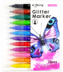 Yalong Stationery Filctoll készlet csillámos 12 darabos (YL235105-12)