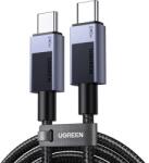 UGREEN Cablu pentru incarcare si transfer de date Ugreen L513, 2x USB-C, 240W, 5A, 480Mbps, 2m, Gri (6941876240685)