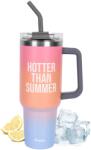Fisura Termikus palack 1, 2 L szívószállal és Hotter Gradient tartóval