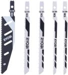 RYOBI Set 5 buc pânze pentru fierăstrău pendular Ryobi RAK05JSBFC