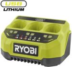 RYOBI Încărcător USB Lithium cu 3 porturi Ryobi RC43P