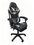 Zita Plus A9937 Scaun Gaming Din Piele Sintetica Cu Suport De Picioare Negru/Gri (01.0428)