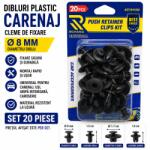 Paradox Since 1992 Cleme carenaj auto O8mm set 20 buc universale (20-72)
