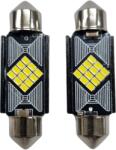 Paradox Since 1992 Becuri LED sofit C5W Canbus 12V 12 SMD 2016 alb rece 36 39 mm (40-7-36mm)