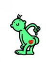 Paradox Since 1992 Sticker Funny Kiss 9.5x7.5 cm decor auto amuzant (ABT-112)