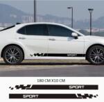 Paradox Since 1992 Stickere laterale auto sport racing negre 180x10 cm set tuning (G25SPORT)