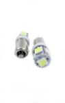 Paradox Since 1992 Becuri LED T10 W5W 5 SMD 5050 12V lumina alba pentru pozitie interior auto set 2 buc (6-05)