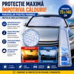 Paradox Since 1992 Parasolar parbriz auto metalic holografic 75x140 cm cu ventuze (20-178)