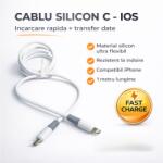 Paradox Since 1992 Cablu silicon USB C la iOS 1m alimentare si transfer date telefon (AD C-IOS)
