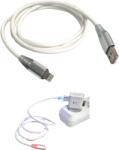 Paradox Since 1992 Cablu incarcare si date USB iPhone Lightning cu LED pentru telefon (19-5-ALB)
