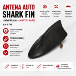 Paradox Since 1992 Antena auto tip shark fin universala coada rechin radio AM FM montaj rapid (AD780-negru)